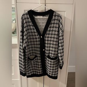 Babaton Aritzia Woven Cardigan